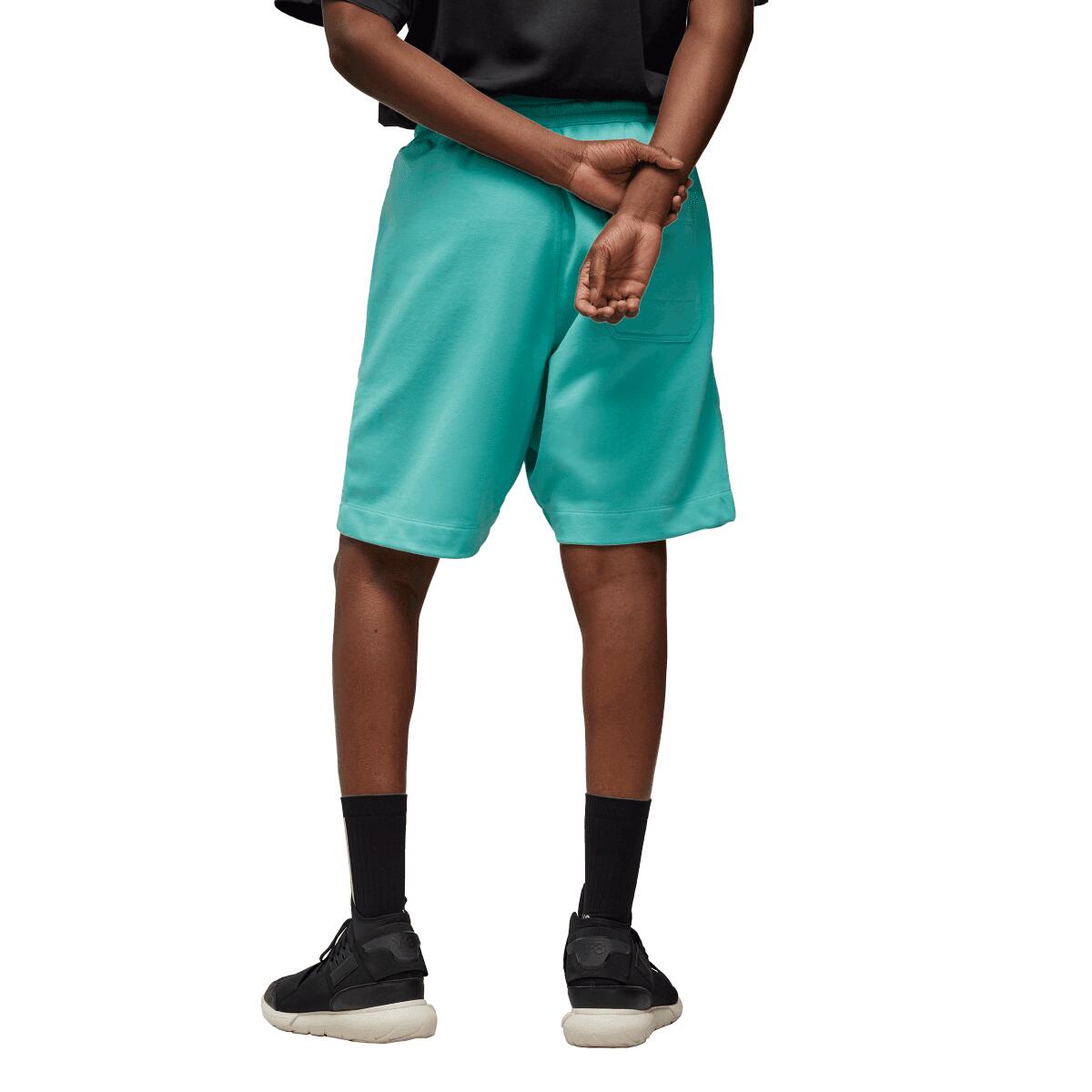 Mens French Terry Shorts (Teal) 2/4