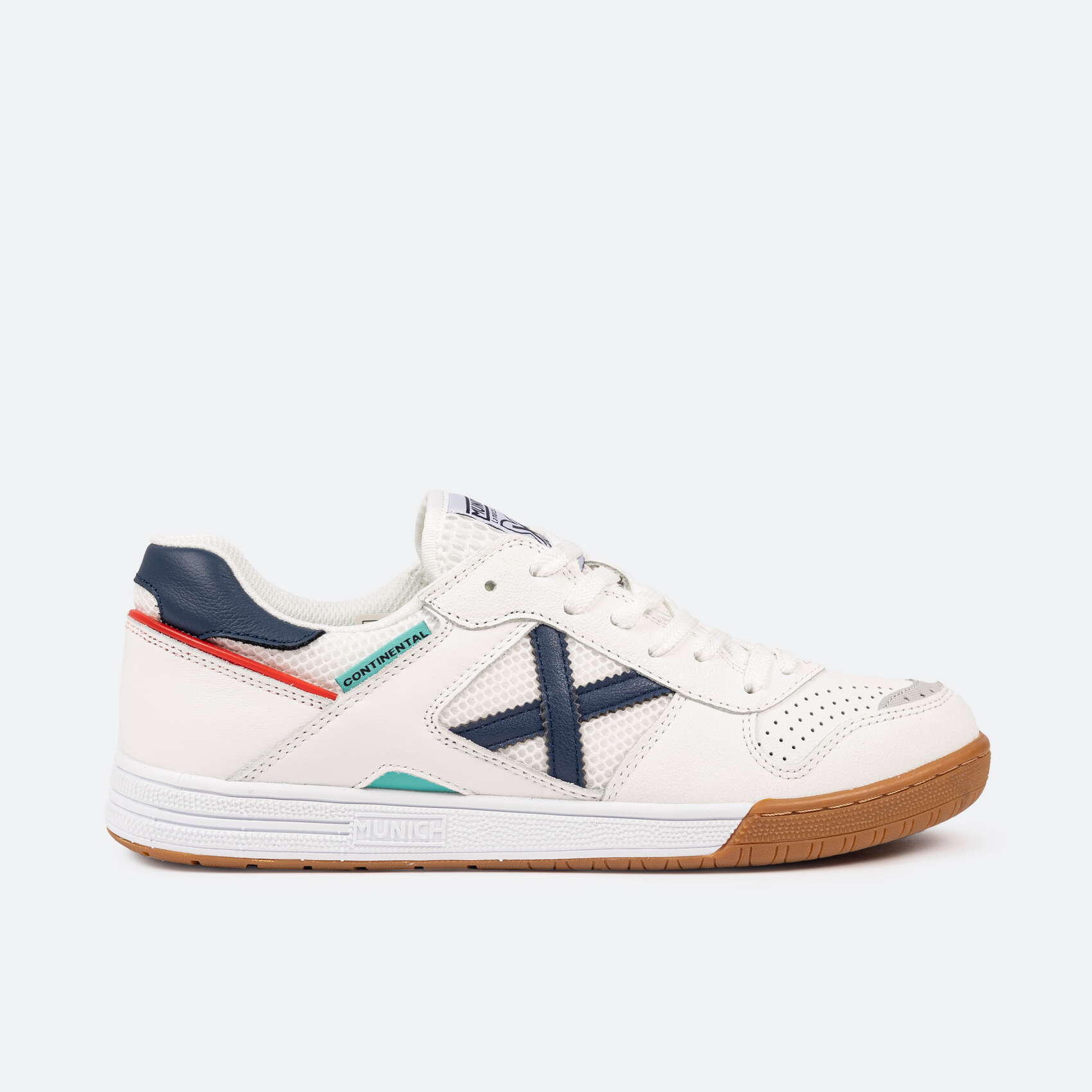 Scarpa da calcio a 5 MUNICH Continental bianco 1/5