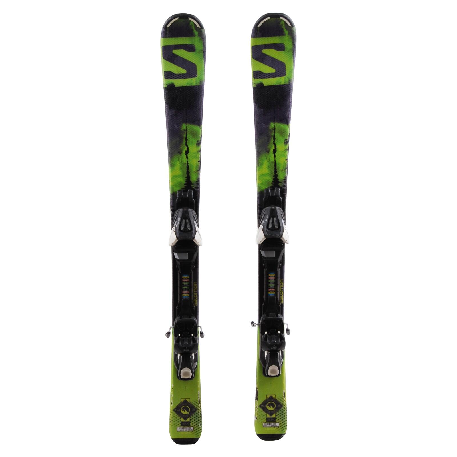 SALOMON RECONDITIONNE - Ski Junior Salomon Q Max Jr + Fixations