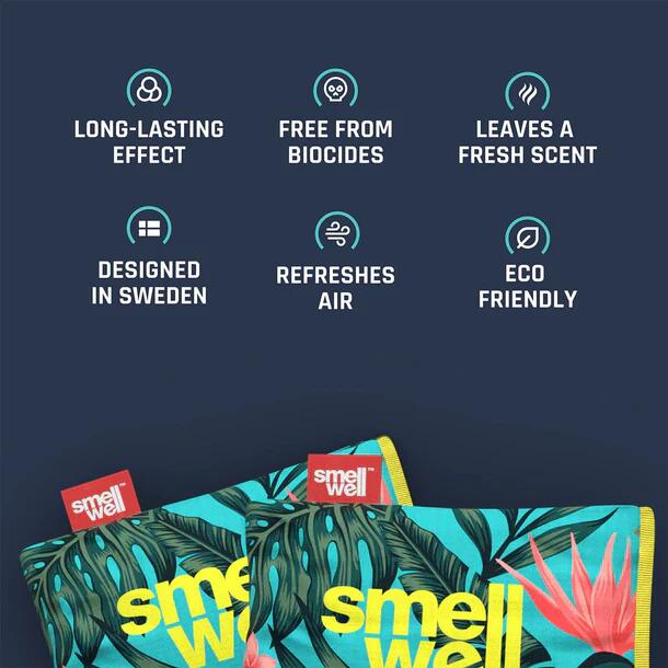 SmellWell active Black Zebra - Inserts désodorisants naturels (lot de 2) 6/7