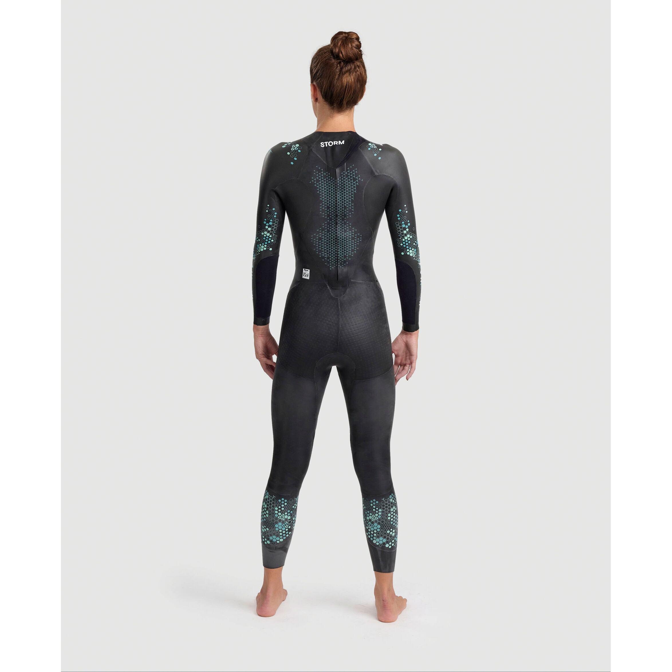 Arena - Combinaison De Triathlon Femme Arena Storm - Combinaison De Natation - Bleu|noir - S - Decathlon