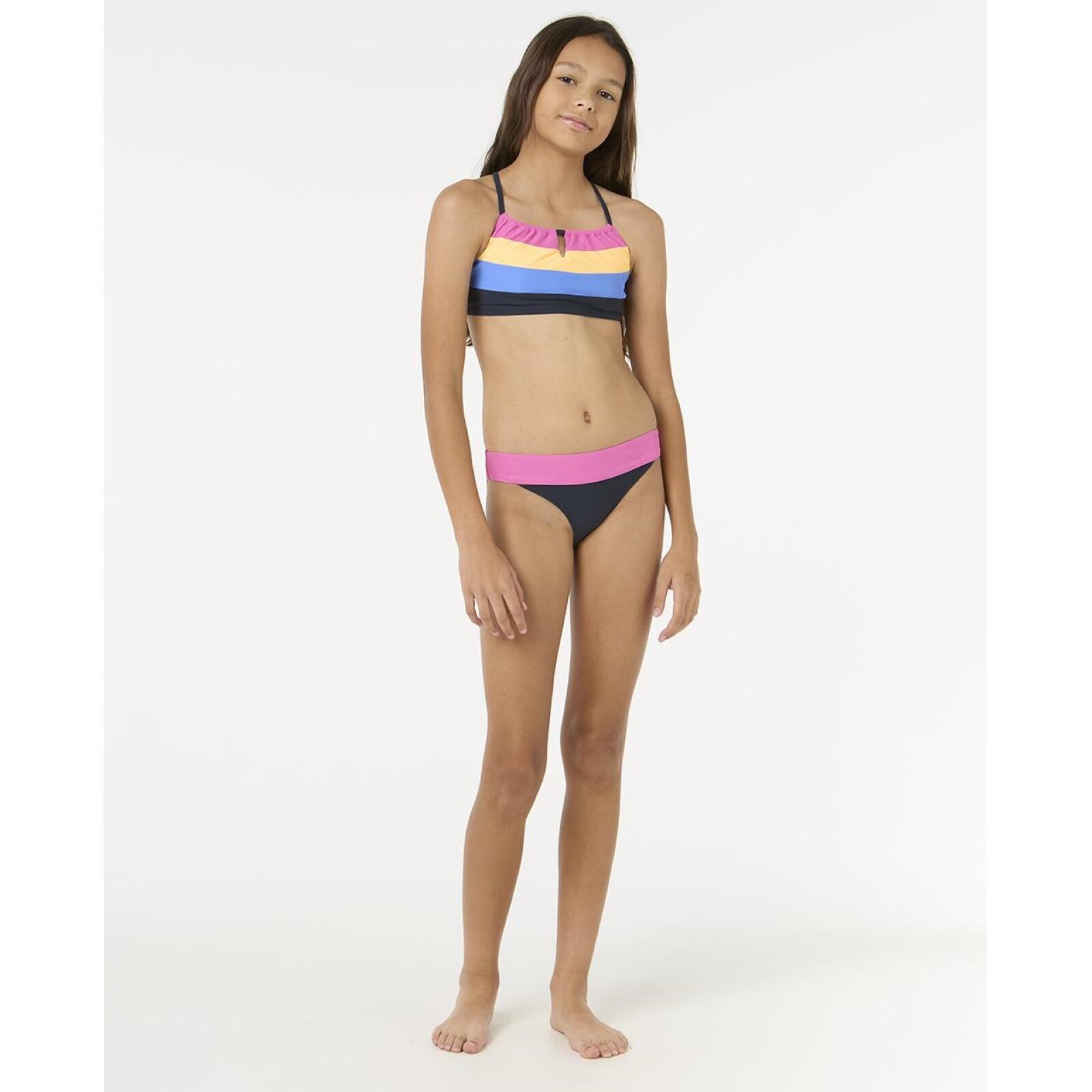 Rip Curl Block Party 3 Piece Set Swimsuit-Navy 7/7
