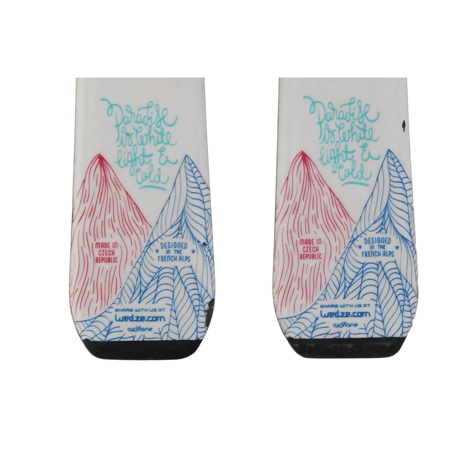 RECONDITIONNE - Ski Junior Wedze Starliner Miny + Fixations 4/5