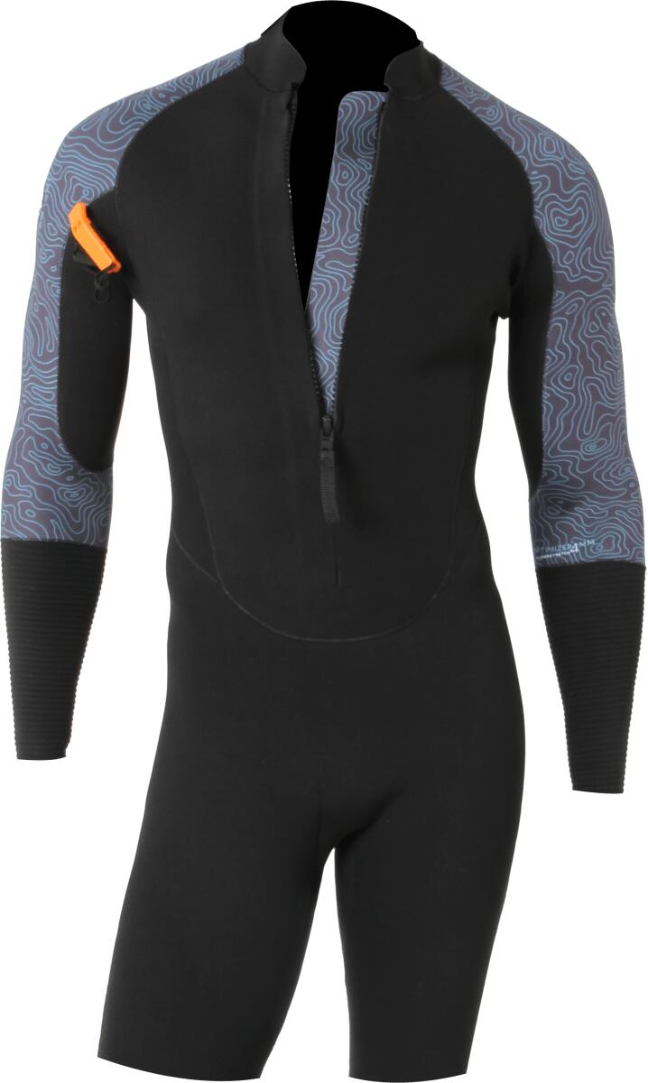 2/2 Shorty Optimizer Dual Zip L/S - Combinazione Lunga Cote Uomo 3/7
