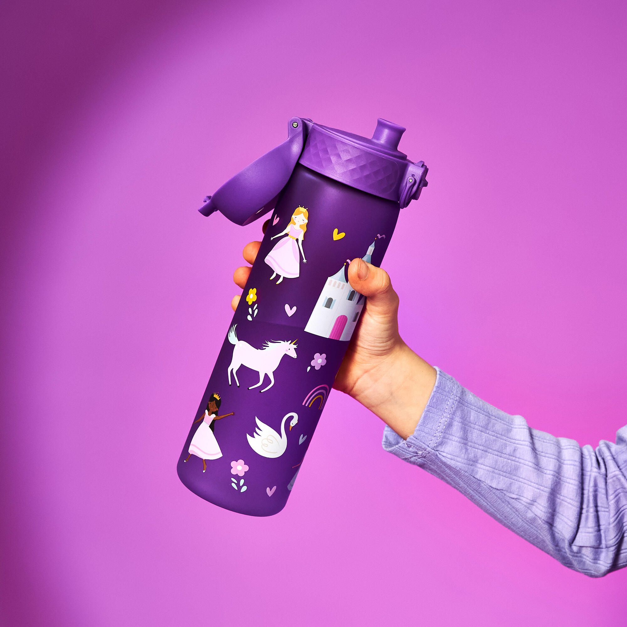 Bidon na wodę ION8 500ml z atestem PZH – szczelny, lekki, bez BPA 3/8