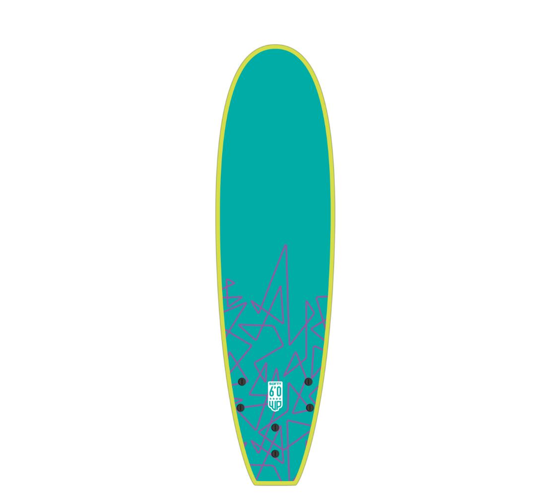 Plancha de surf de espuma Wave Power Softy 6'0 3/5