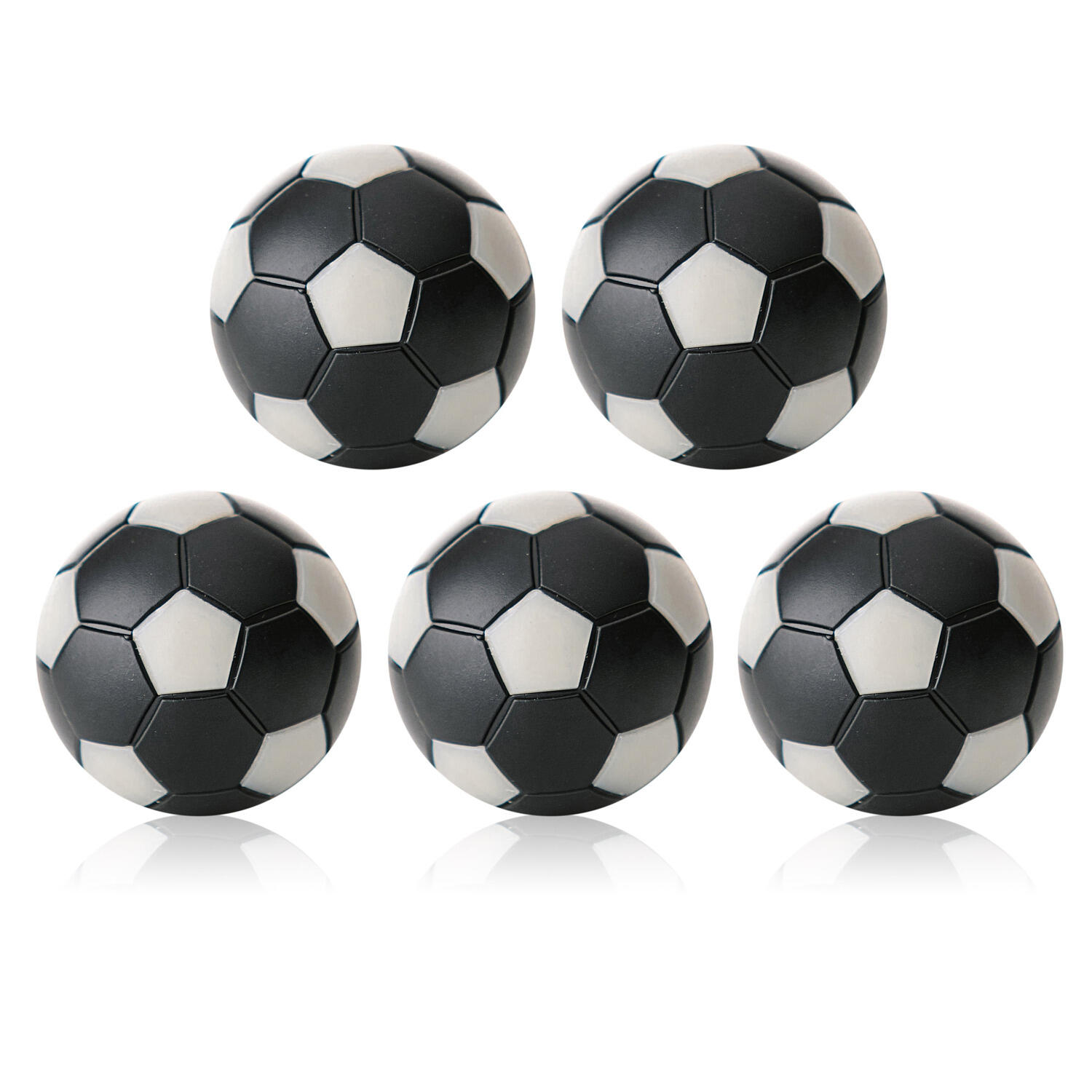 Kickerball Winspeed Schwarz-Silber 35 mm Tischfußball Unisex Schwarz-Silber 3/3