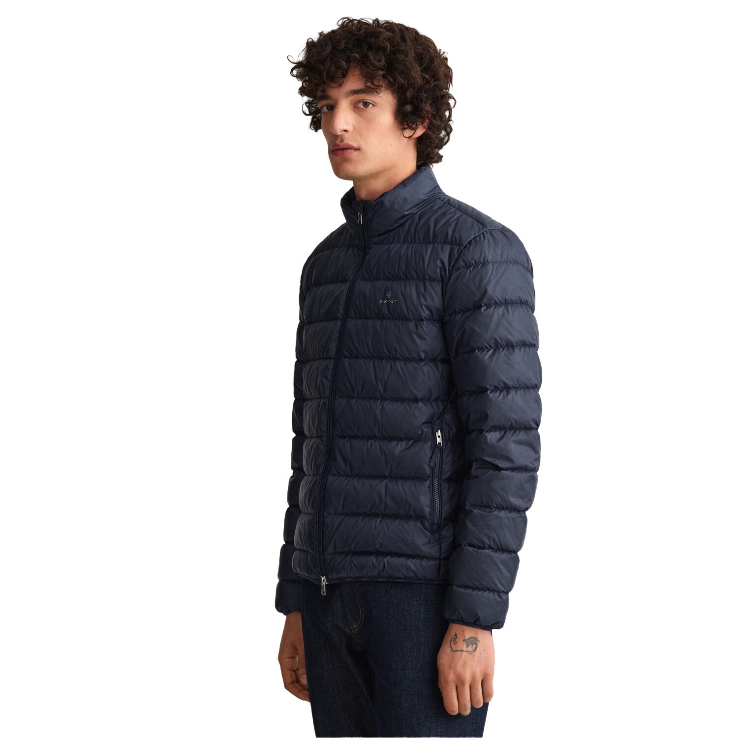 Giacca Imbottita Leggera Uomo Gant Blu 4/5