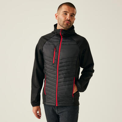 Gevulde jas hiking heren nagate hybrid jacket