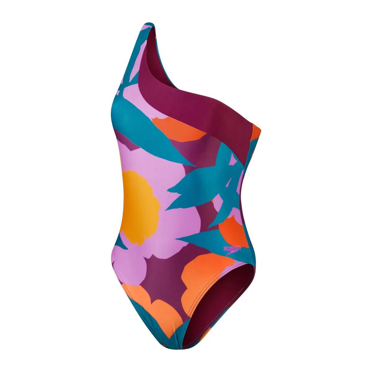SPEEDO Costume Da Bagno Intero Asimmetrico Donna Speedo Multicolore