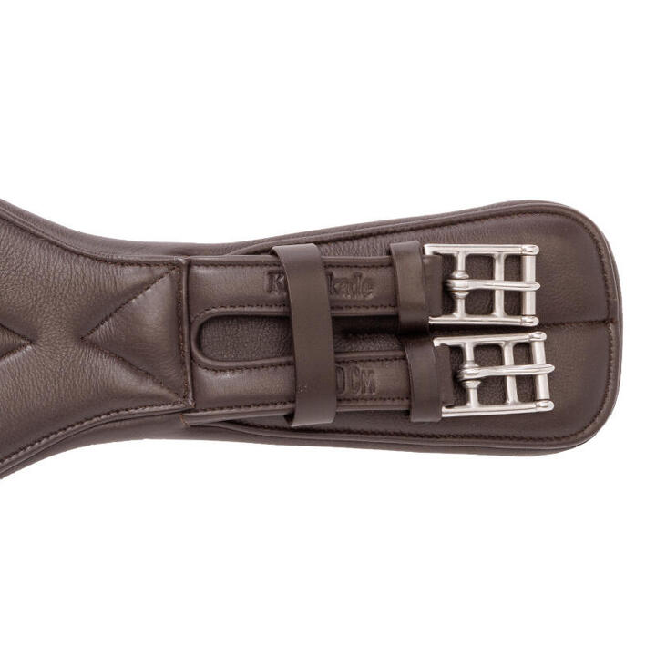 Ceinture De Dressage En Cuir Noir – 24 Pouces – Double élastique – Occasion