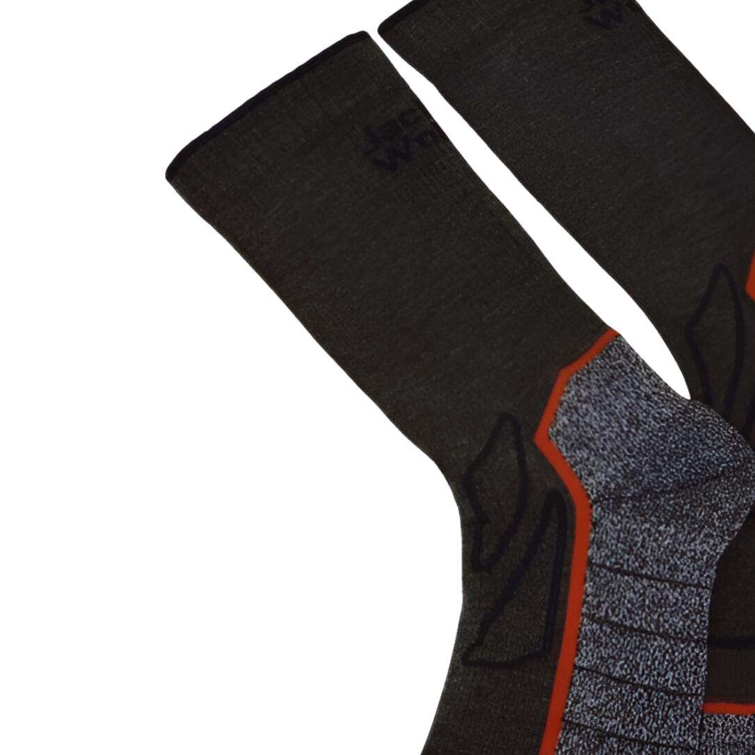 Jack Wolfskin Vojo Walking Socks-Dark Grey 2/3