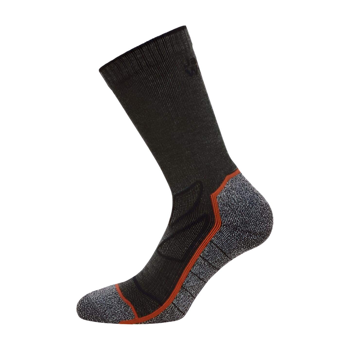 JACK WOLFSKIN Jack Wolfskin Vojo Walking Socks-Dark Grey