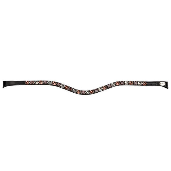 Frontal pour cheval Kavalkade Burgundy