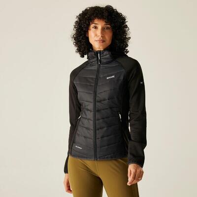 Gevulde jas dames insulated hooded andreson v hybrid