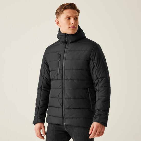 Doudoune Synthétique Randonnée - Nagate Noir Homme