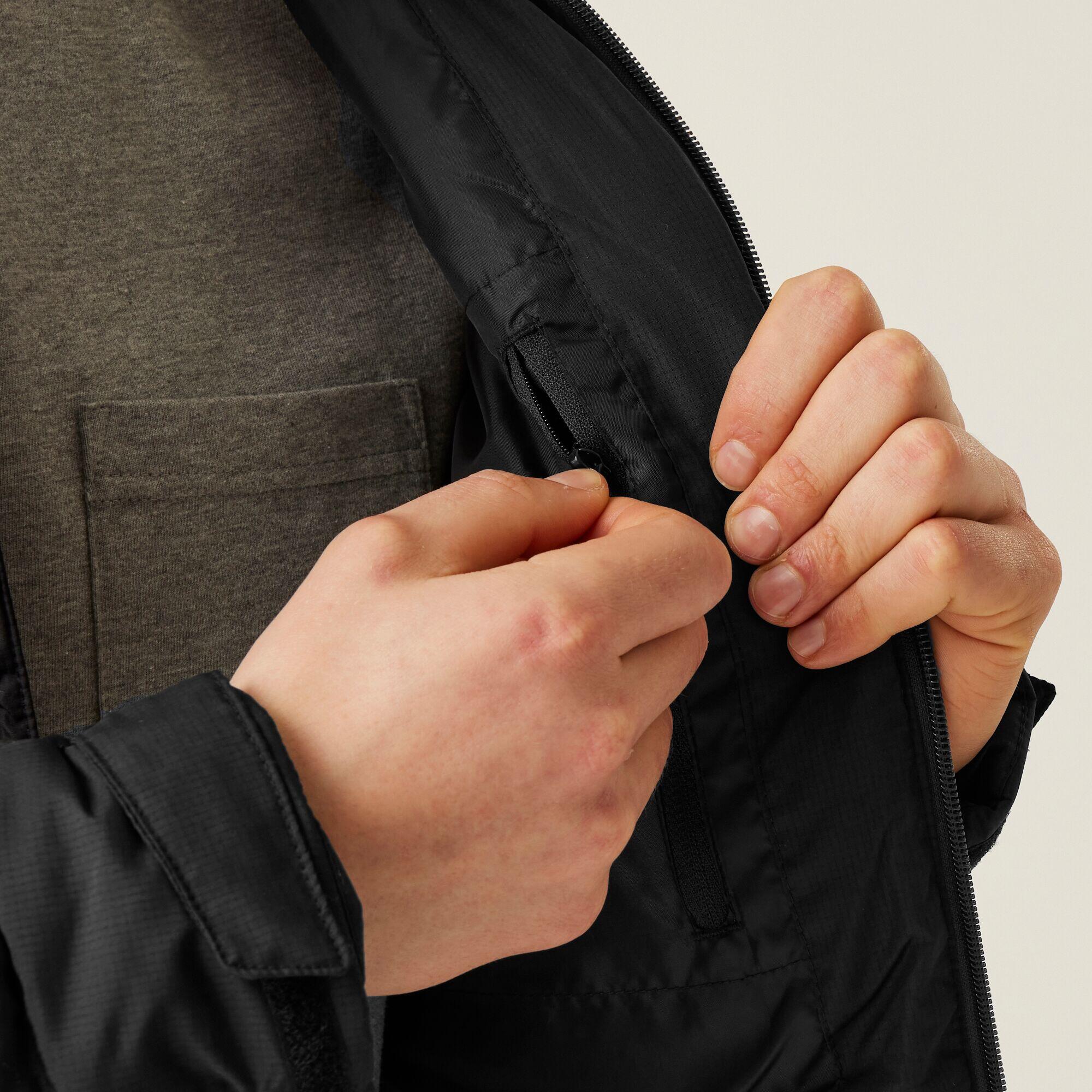Doudoune Synthétique Randonnée - Nagate Noir Homme 6/7