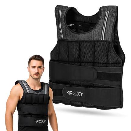 Gewichtsweste 20 kg Trainingsweste Funktionales Training 4FIZJO