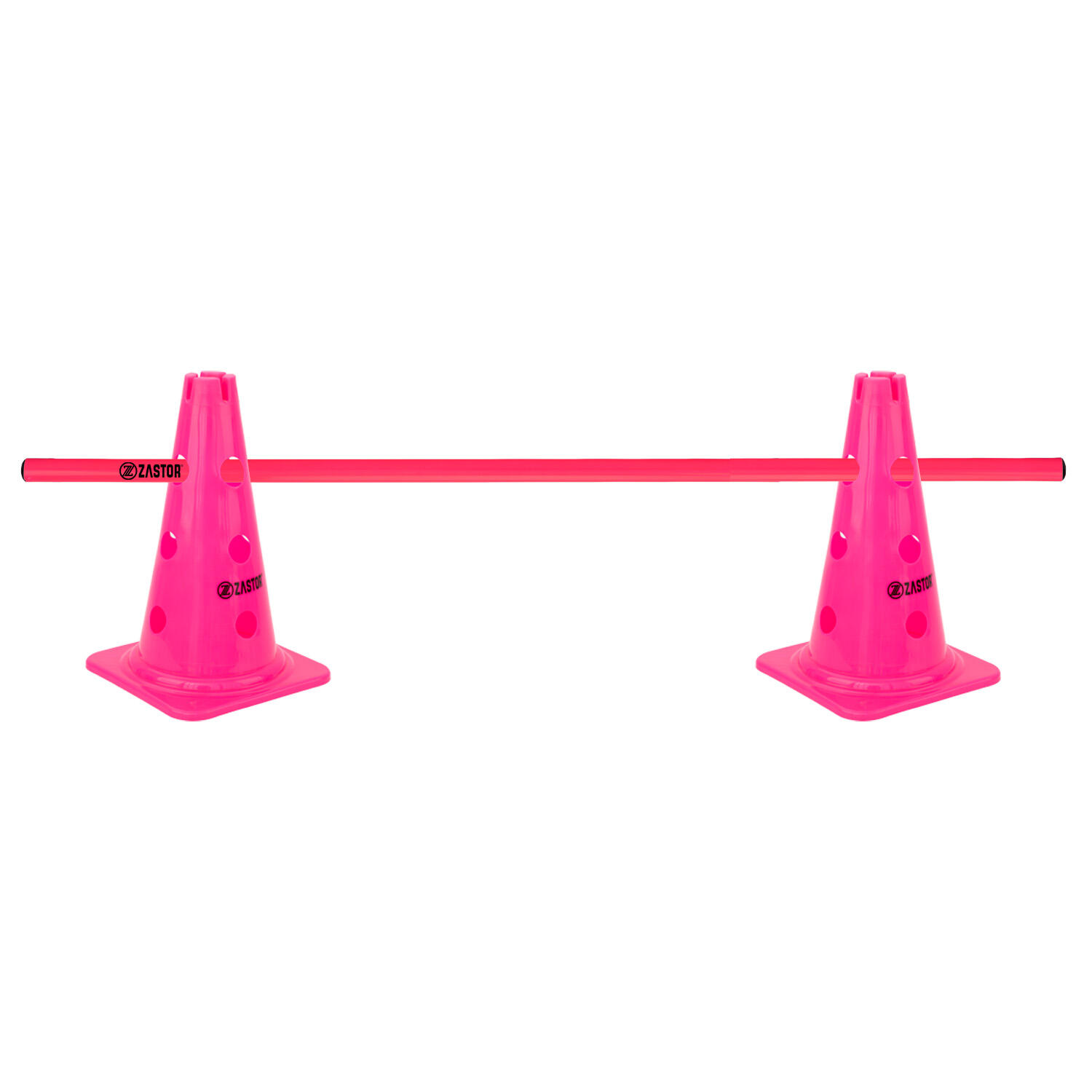 Set De 6 Picas De Entrenamiento PVC Zastor 120 Cm - Color Fucsia, Para Ejercicios De Coordinación Y Resistencia