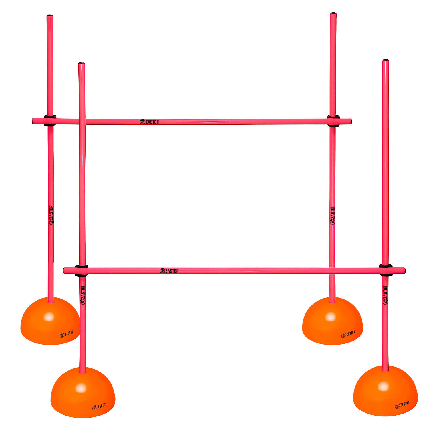 Set de 6 Picas de entrenamiento PVC Zastor Pol-160 Fucsia 3/6