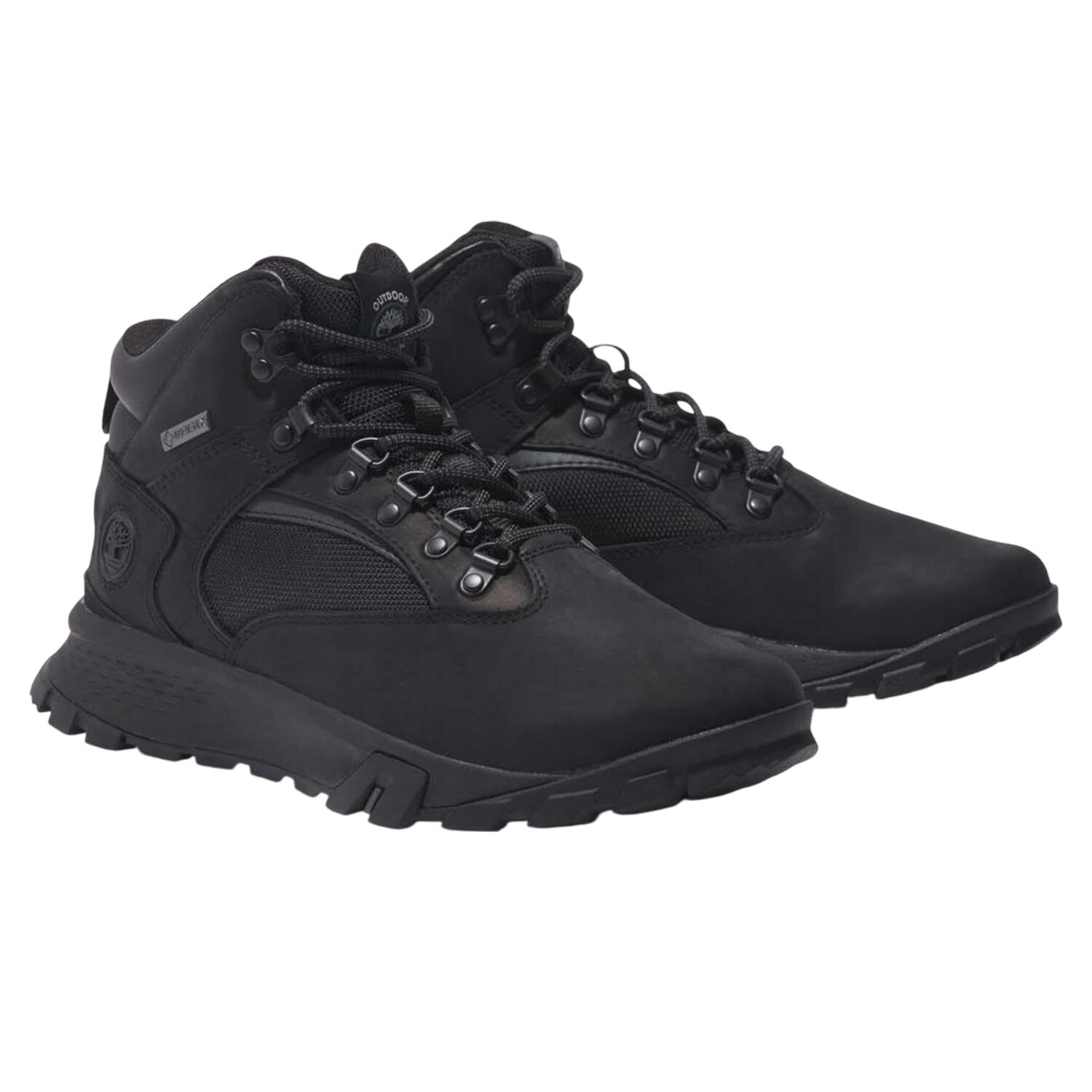 TIMBERLAND Mens Mt Lincoln GORETEX Lace Up Hiking Boots (Black)