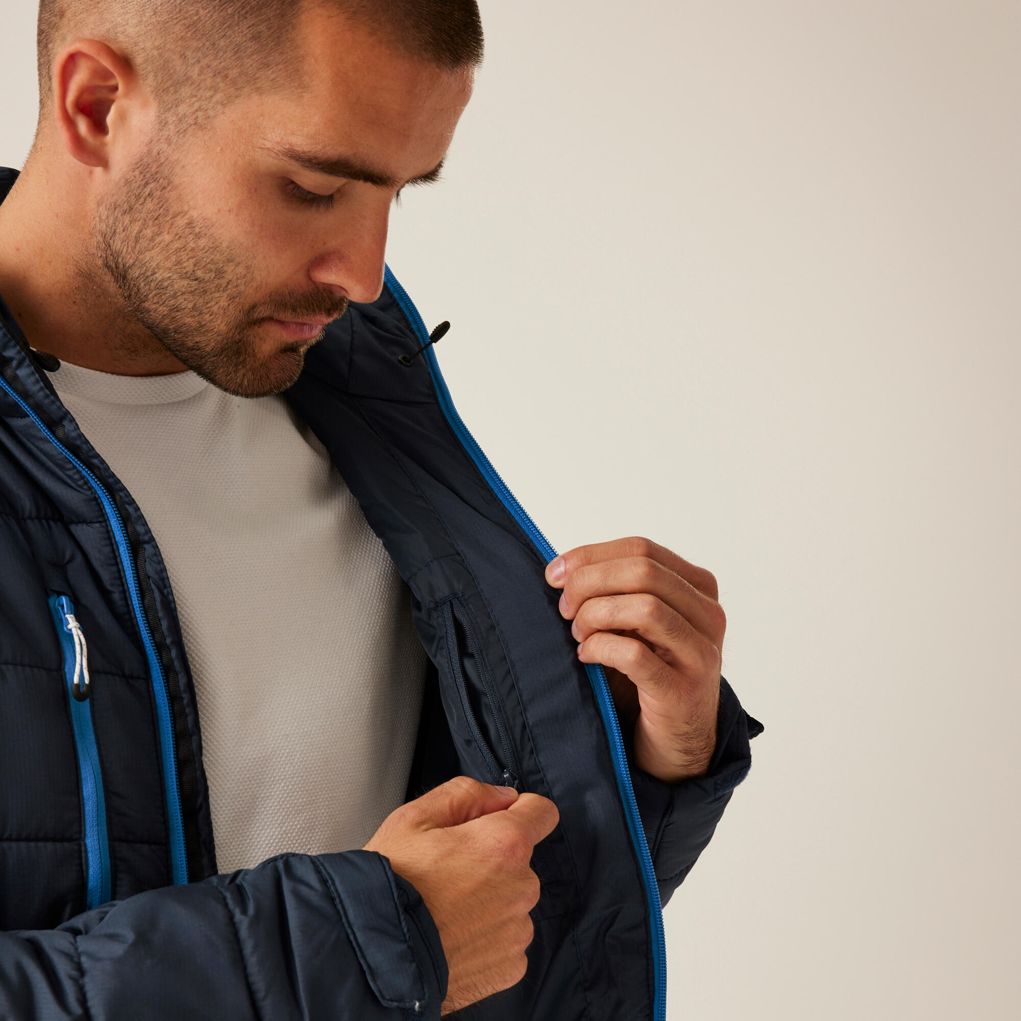 Doudoune Synthétique Randonnée - Nagate Noir Homme 4/7