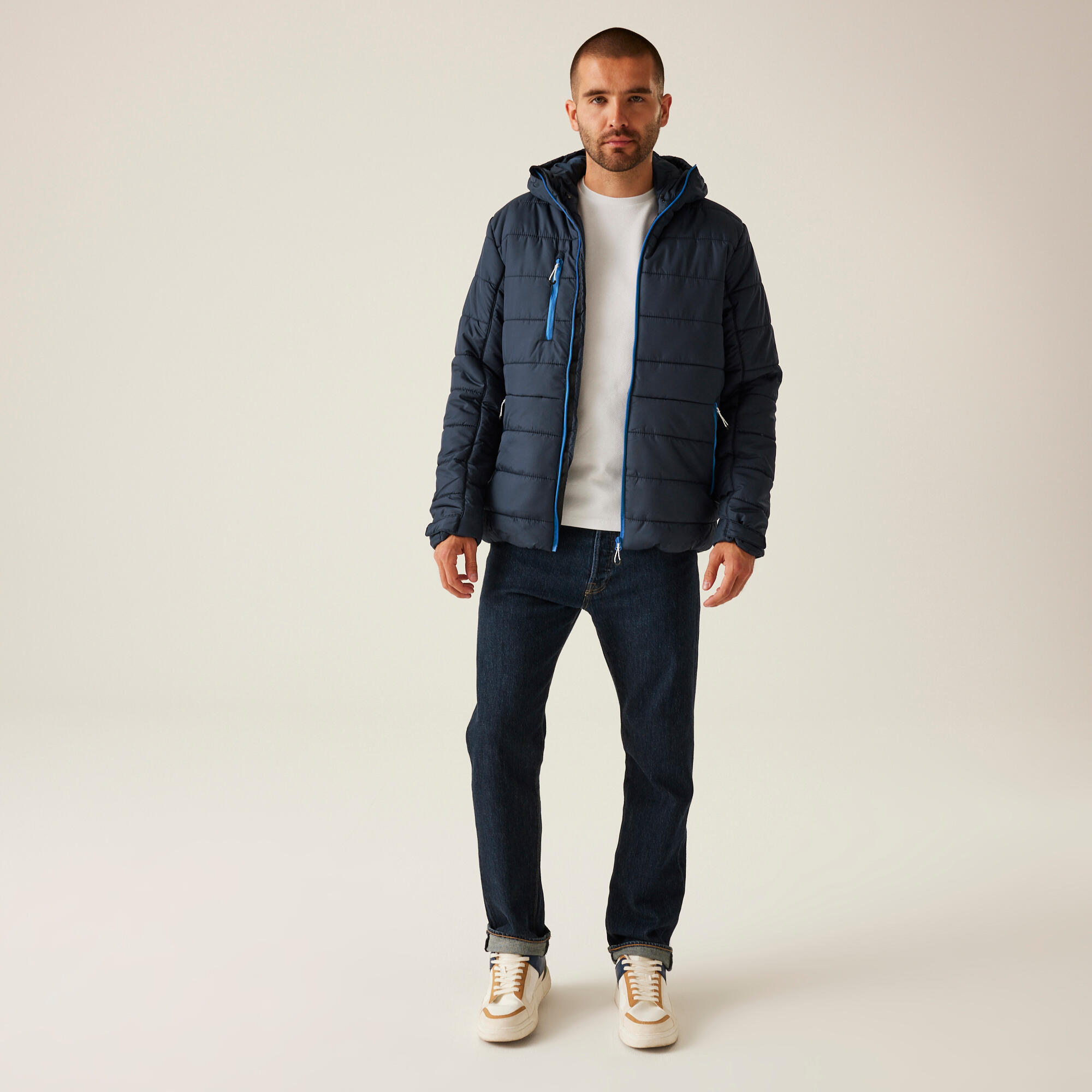 Doudoune Synthétique Randonnée - Nagate Noir Homme 3/7