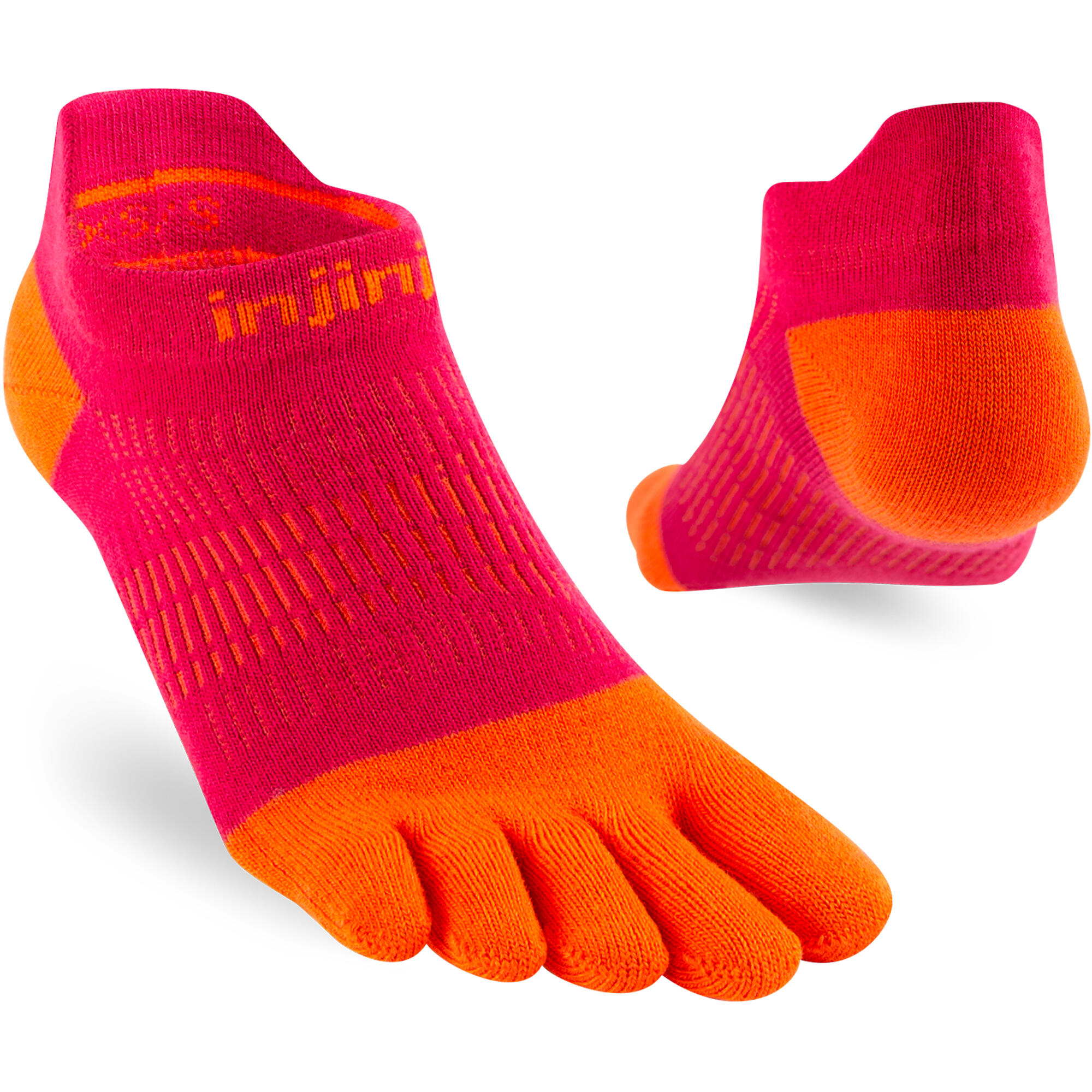 INJINJI Injinji Women's Lightweight No-Show Performance Run Toe Socks