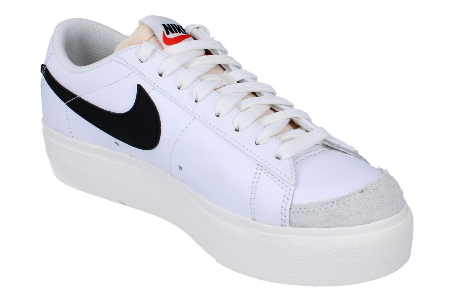 Nike Blazer Low Platform White Black (Damen) 4/5