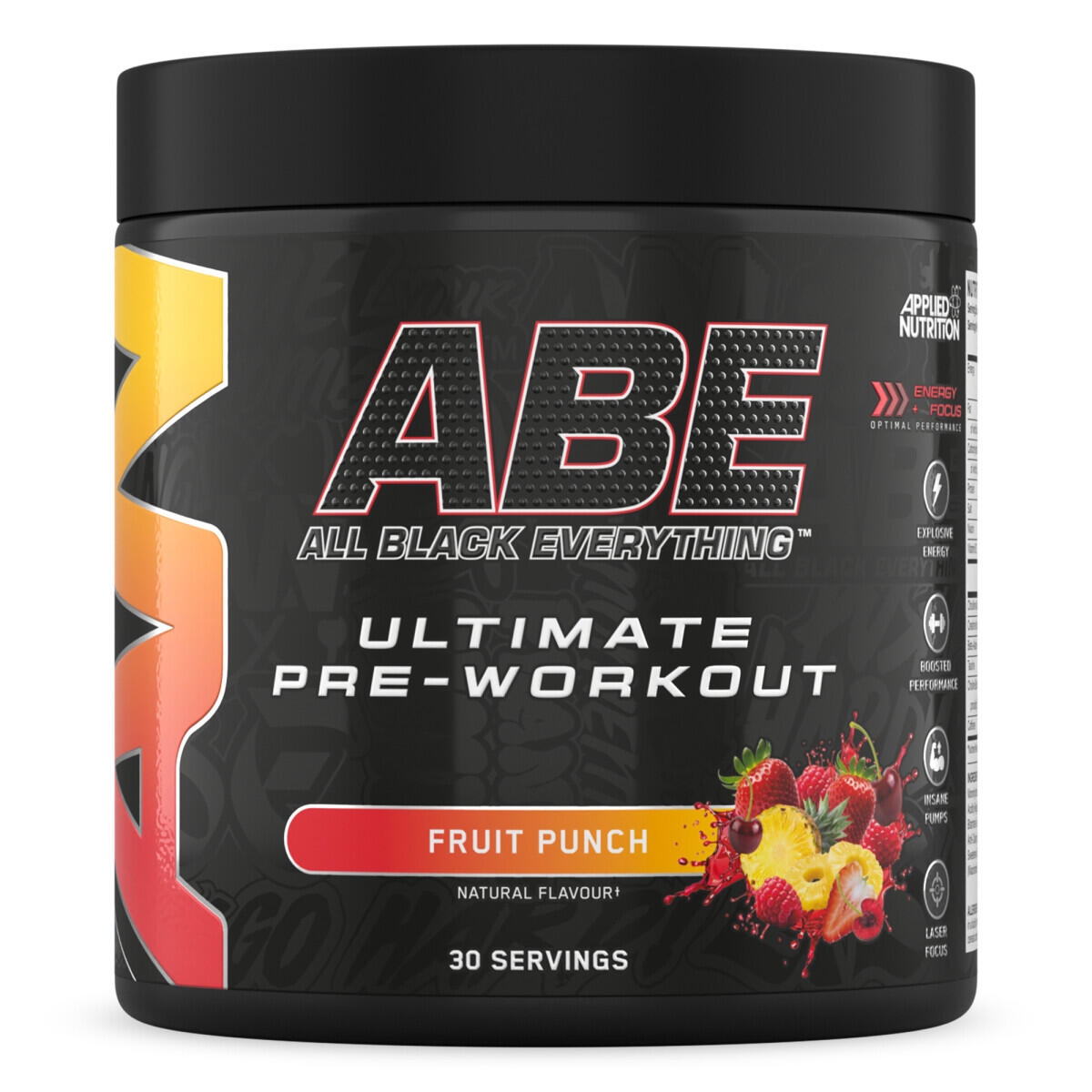 APPLIED NUTRITION ABE Ultimate Pre-Workout - Fruit Punch - 375 gram (30 doseringen)