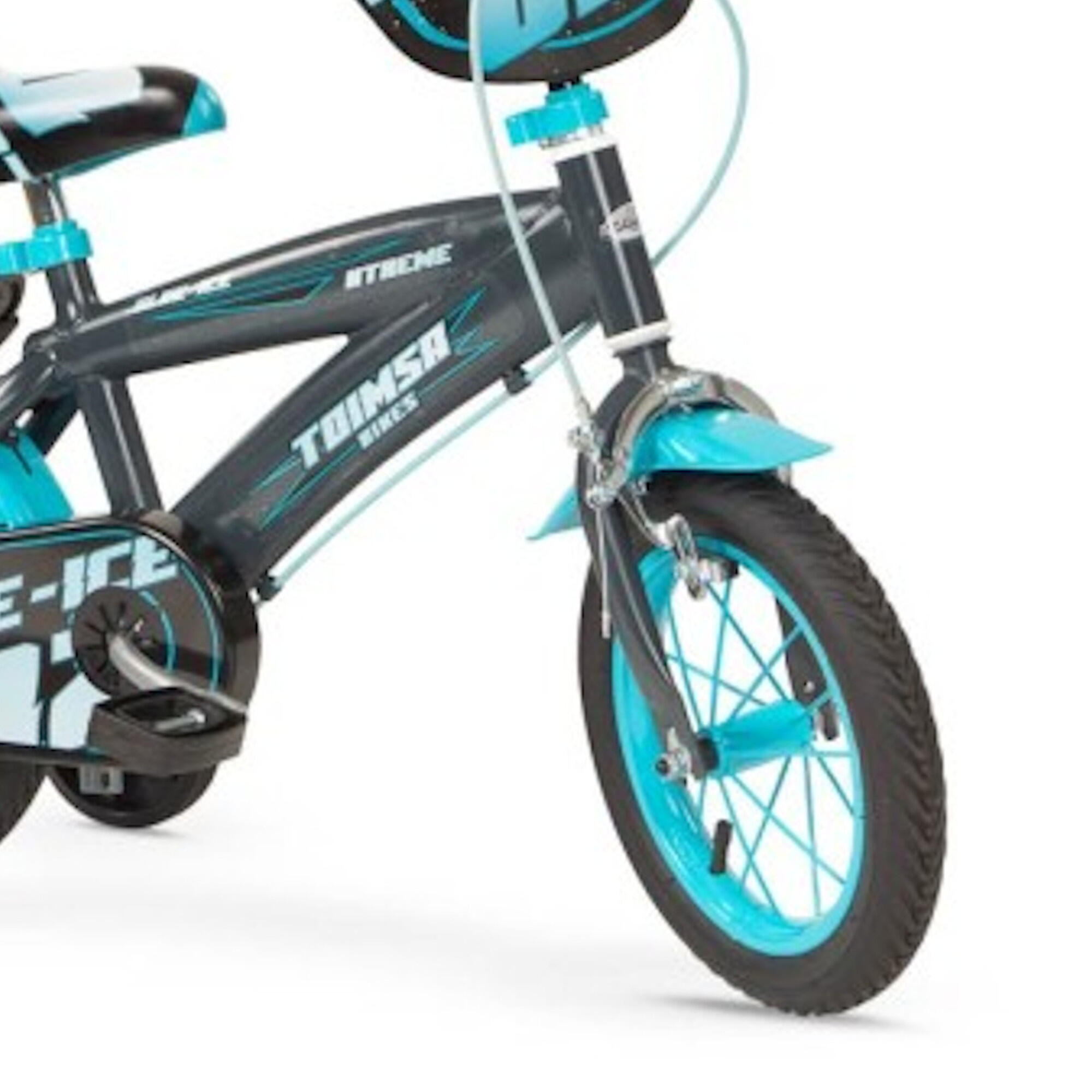 BICICLETA INFANTIL 12” AZUL ICE 2/3