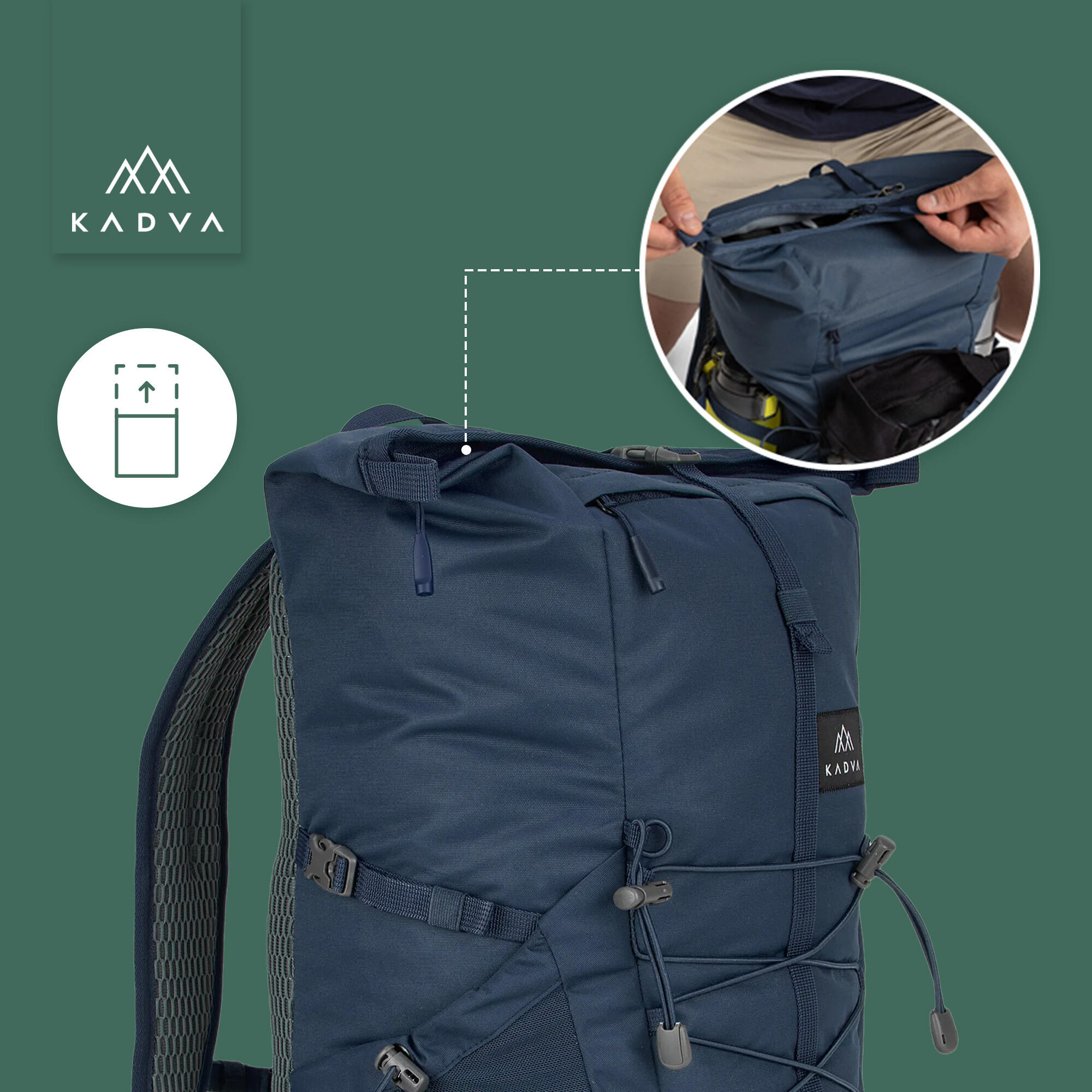 Mochila urbana KADVA CityQuest 22 l 2/7