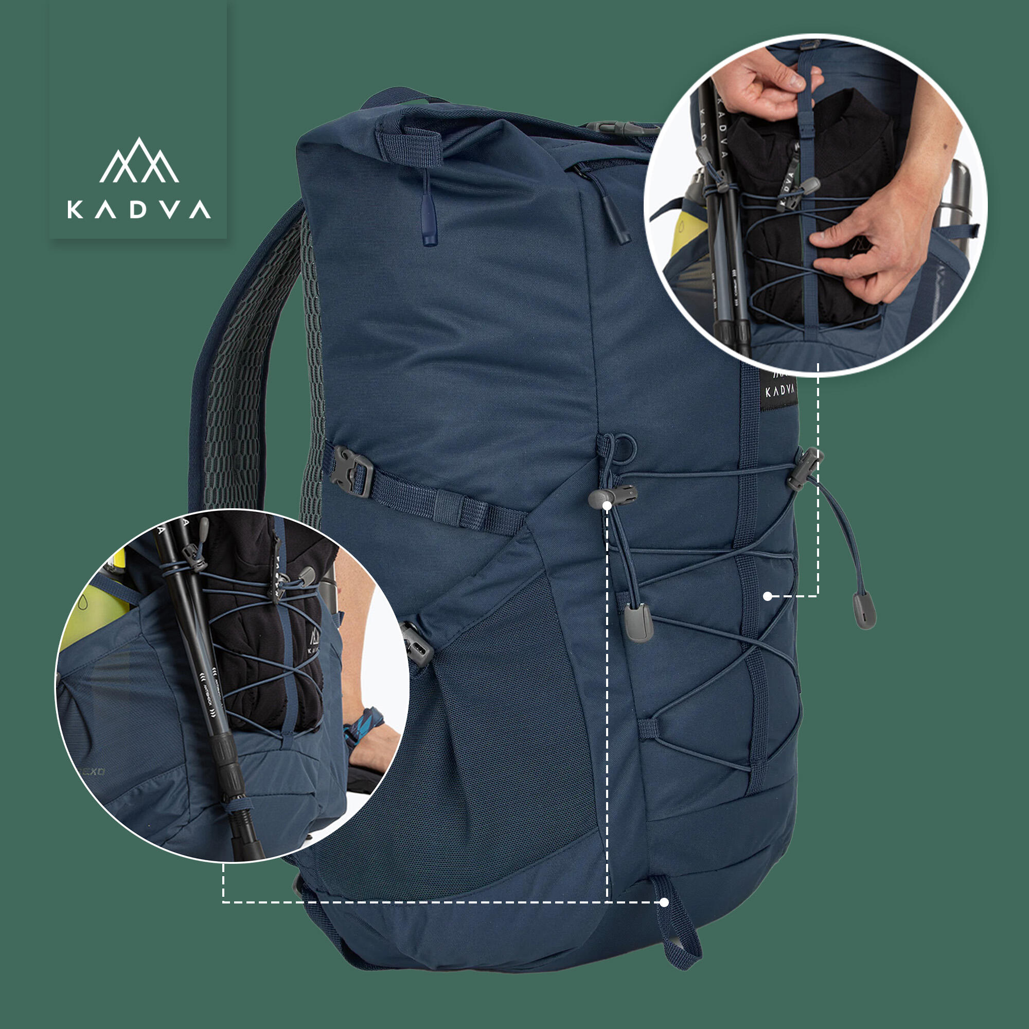 Mochila urbana KADVA CityQuest 22 l 6/7