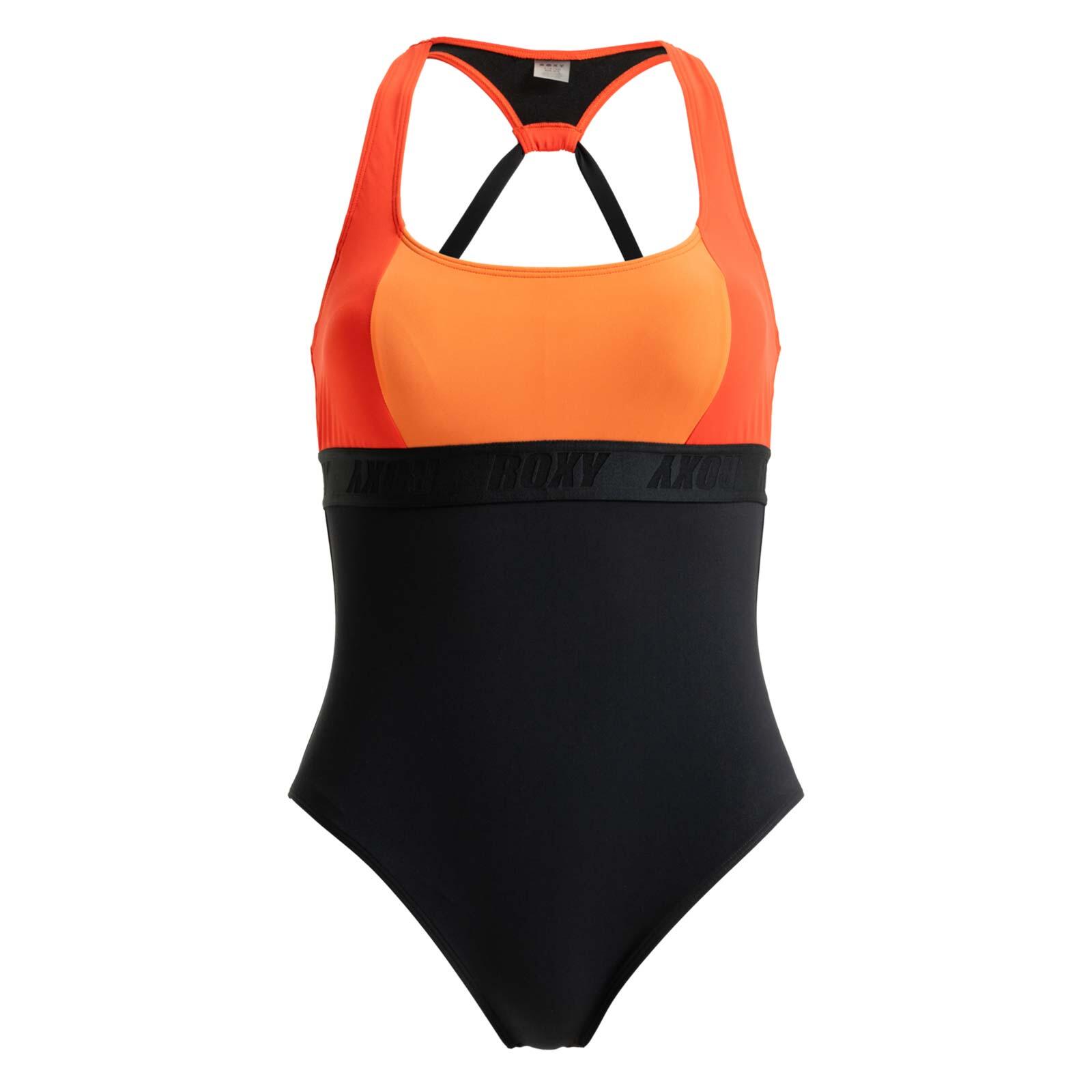 Roxy Roxy Active Colorblk Swimsuit-Anthracite 6/6