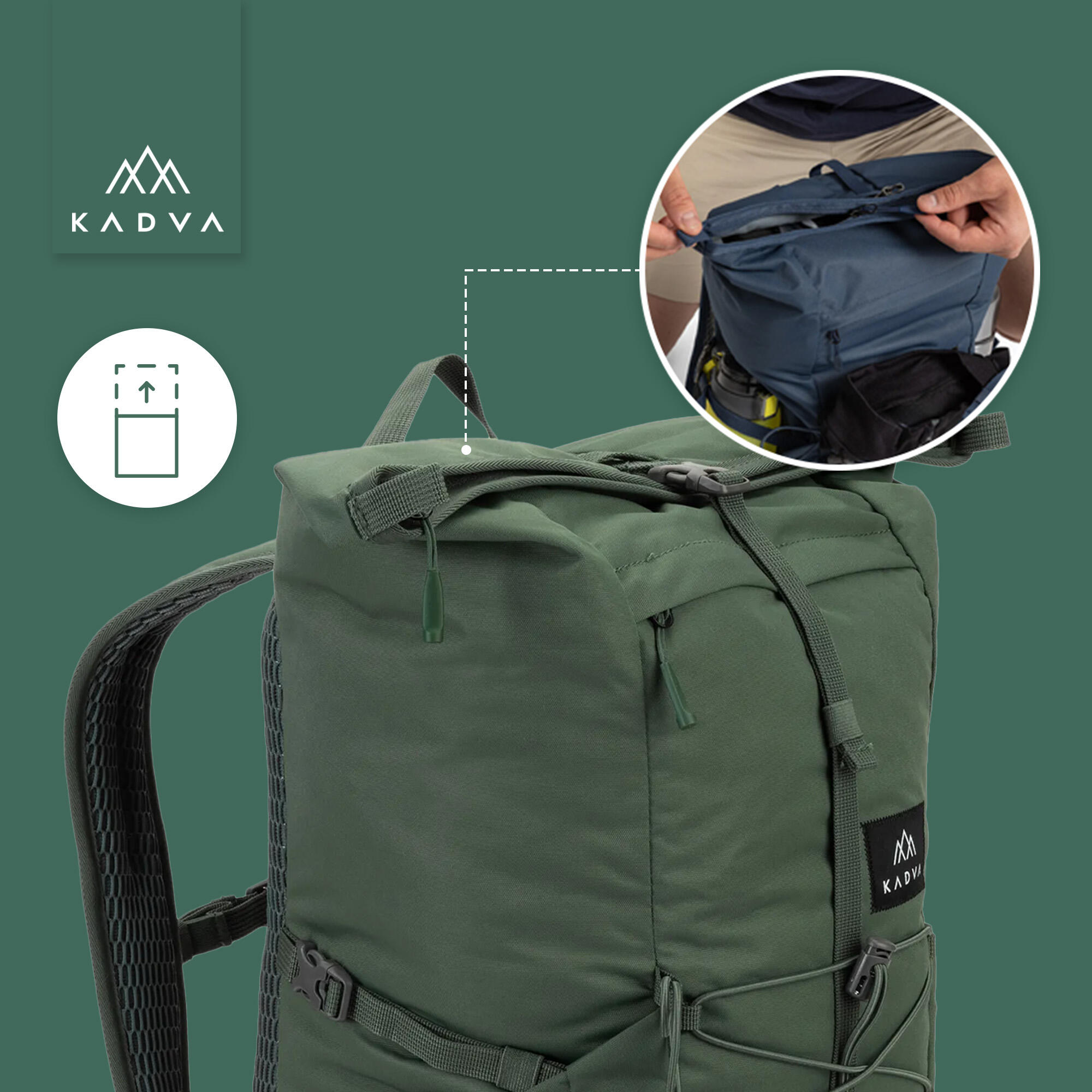 Stadt Rucksack KADVA CityQuest 22 l 2/7