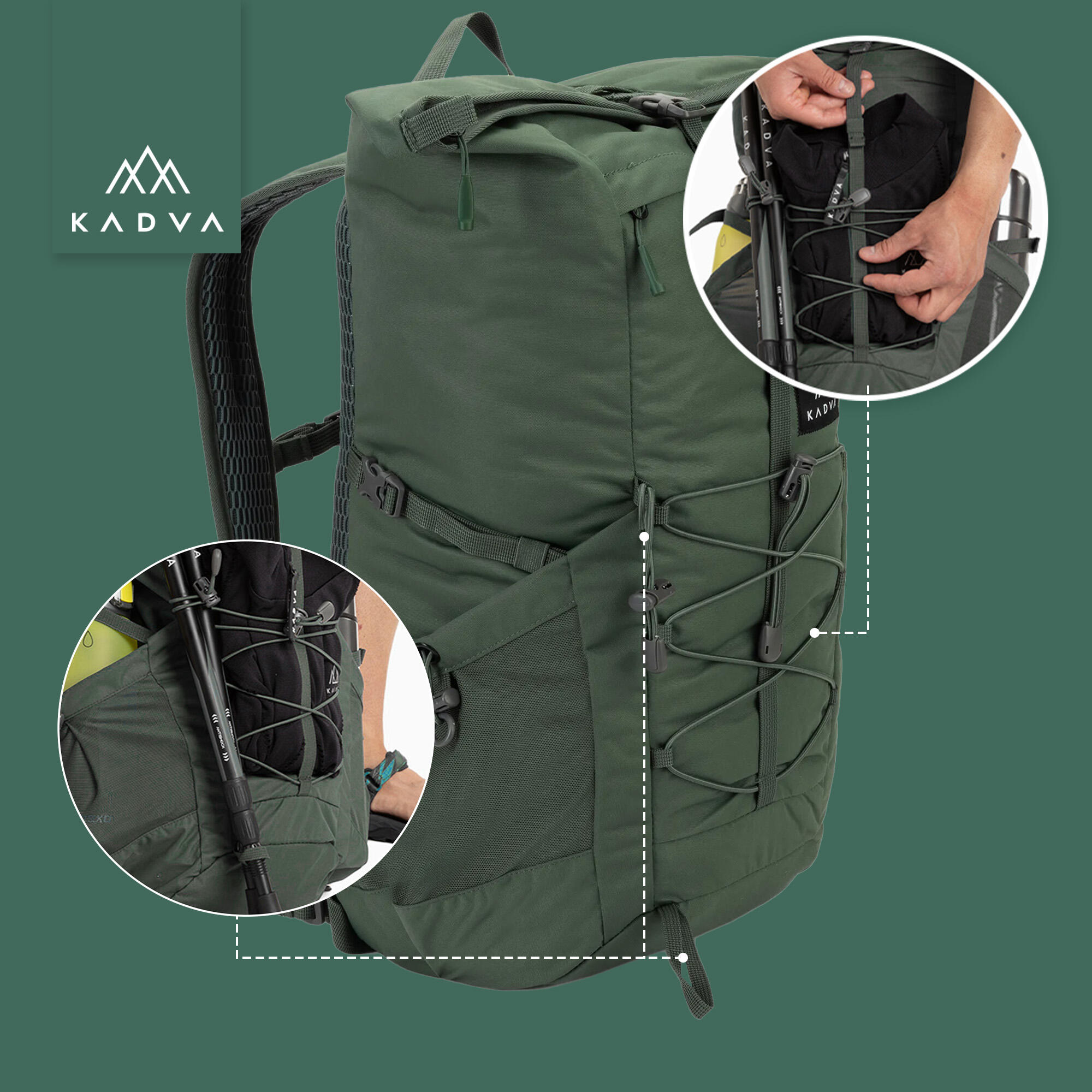 Stadt Rucksack KADVA CityQuest 22 l 6/7