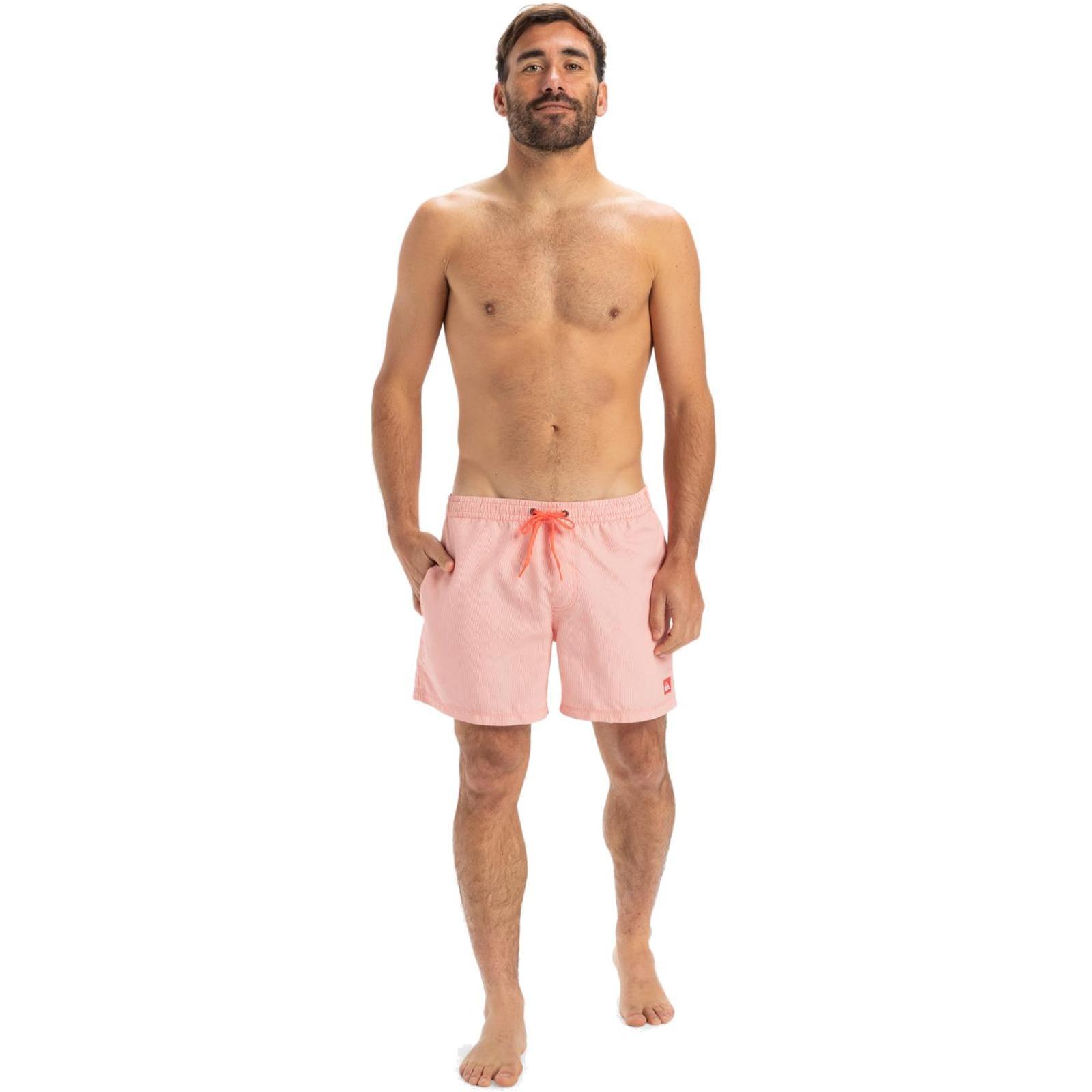 Quiksilver Everyday Deluxe 15" Swim Shorts-Fiery Coral 6/7
