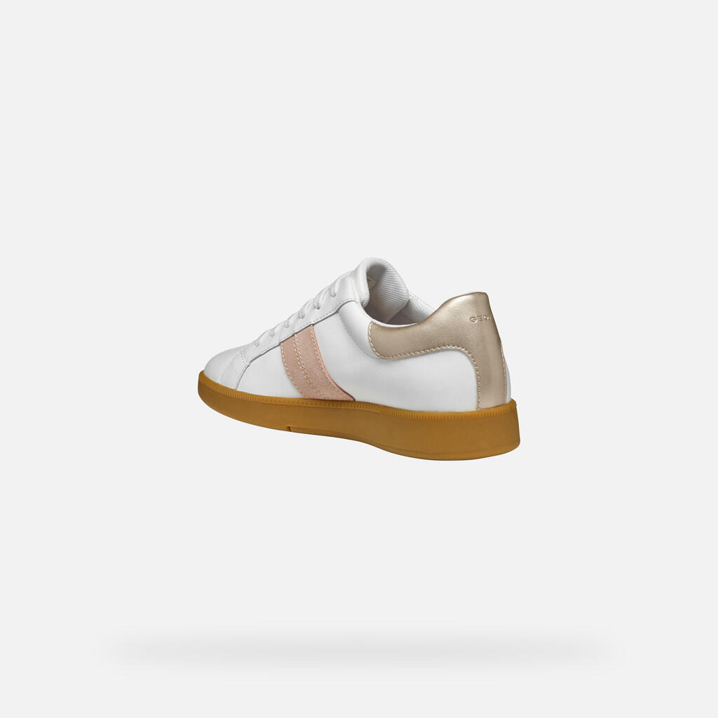 Baskets Femme D MELEDA Blanc/Beige 4/7