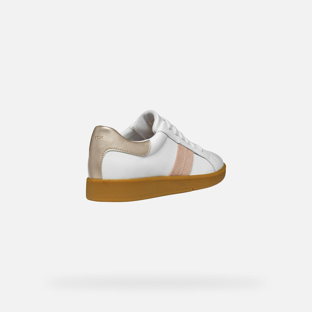 Baskets Femme D MELEDA Blanc/Beige 5/7