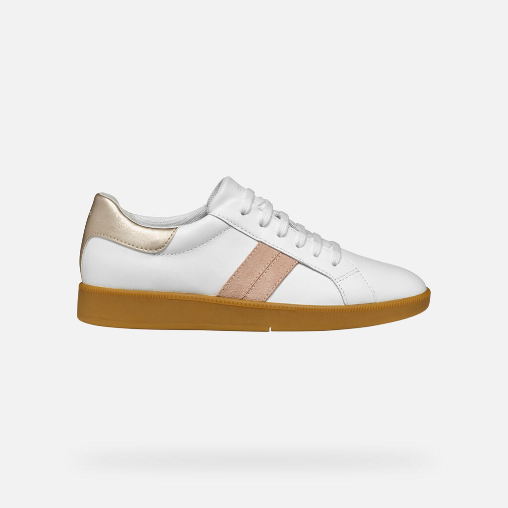 Baskets Femme D MELEDA Blanc/Beige 2/7
