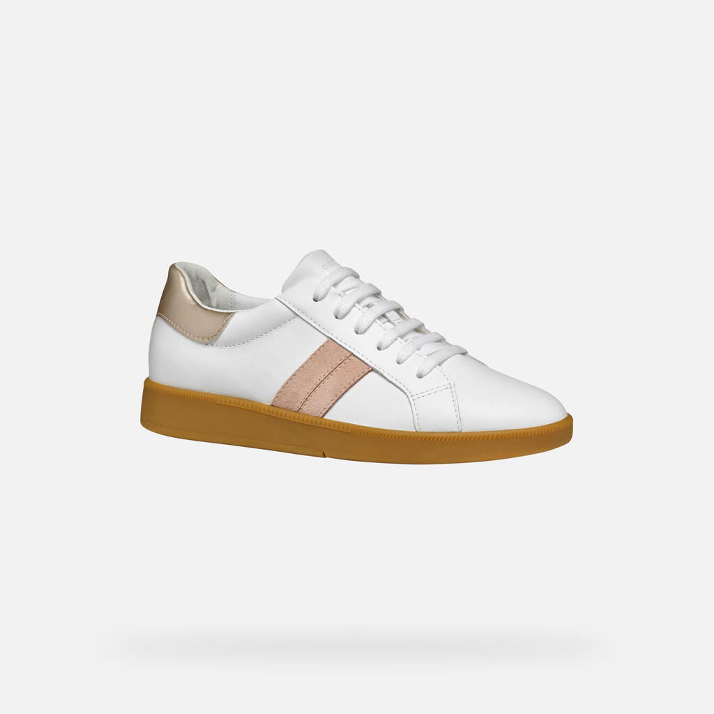 Baskets Femme D MELEDA Blanc/Beige 3/7