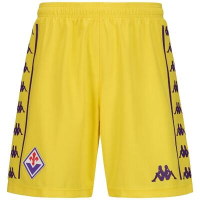 Pantaloncini sportivi ACF Fiorentina da Uomo in Poliestere riciclato Arancione