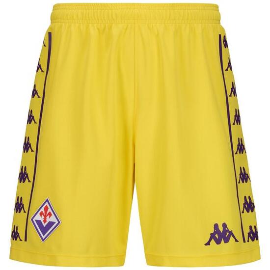 Pantaloncini sportivi ACF Fiorentina da Uomo in Poliestere riciclato Arancione