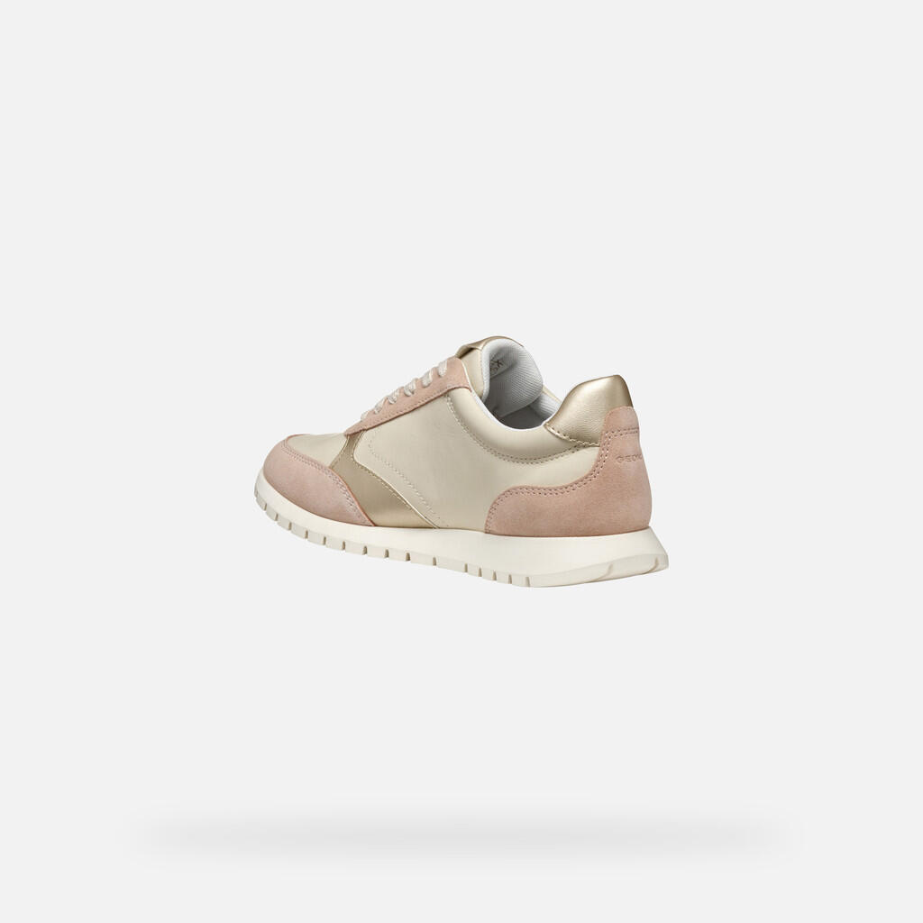 Baskets Femme D SUKIE 2.0 Blanc Cassé/Rose 6/7