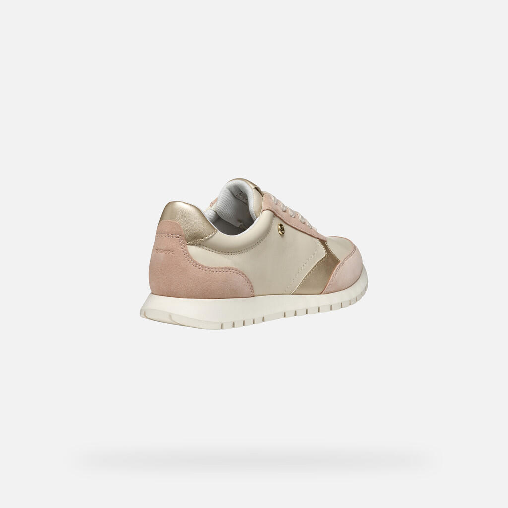 Baskets Femme D SUKIE 2.0 Blanc Cassé/Rose 7/7
