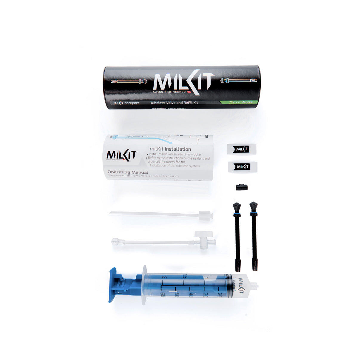Kit Válvulas Milkit 55mm + Jeringa 3/7