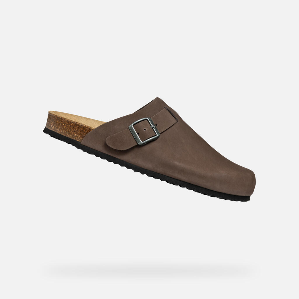 Geox - Sandales Homme Sandal Ghita Man Brun Foncé - Sabots De Hockey - Marron - 46 L/xl - Decathlon