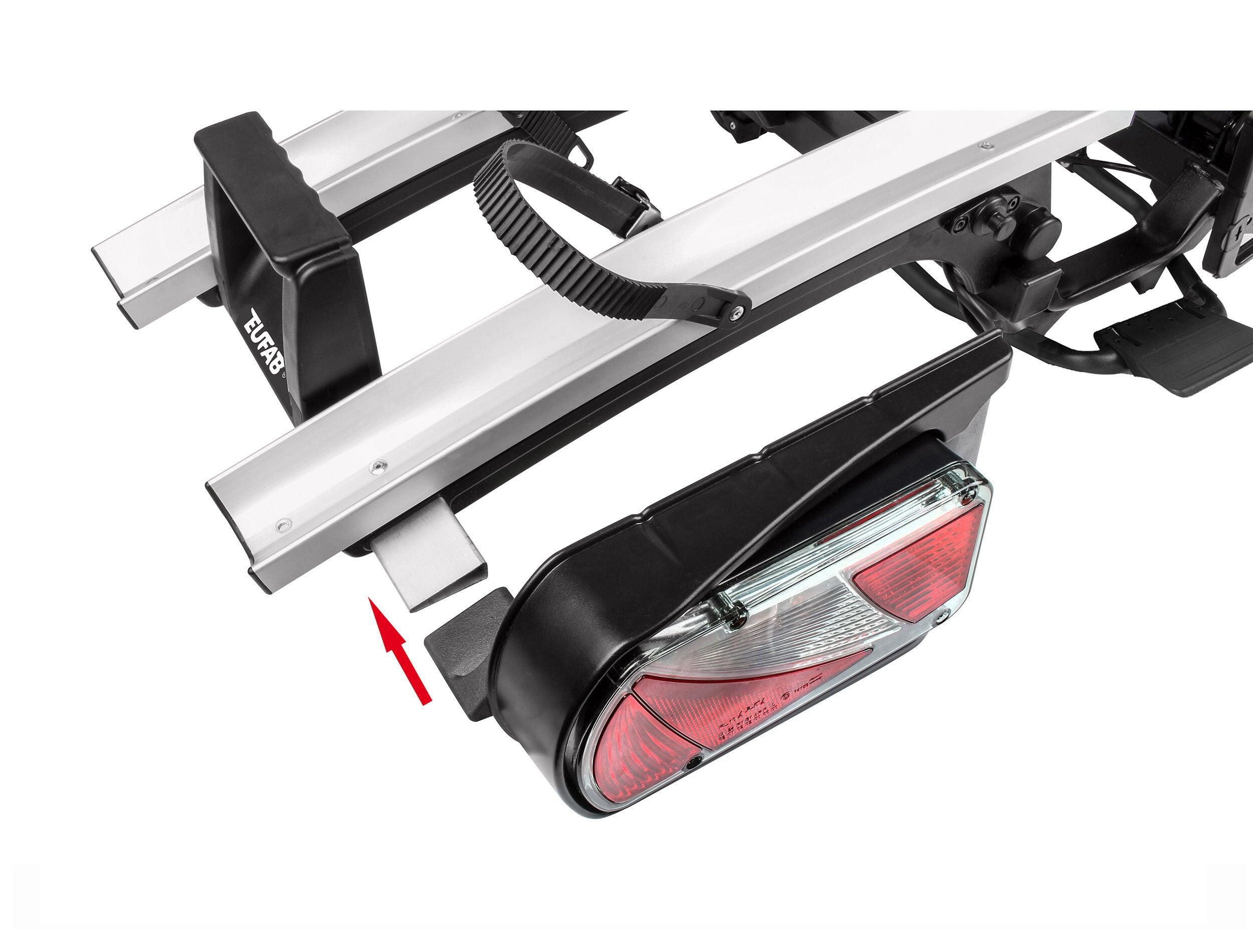FINCH Suporte dobrável e inclinável - 2 bicicletas para engate de reboque. 7/7