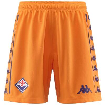 Pantaloncini sportivi ACF Fiorentina da Uomo in Poliestere riciclato Arancione