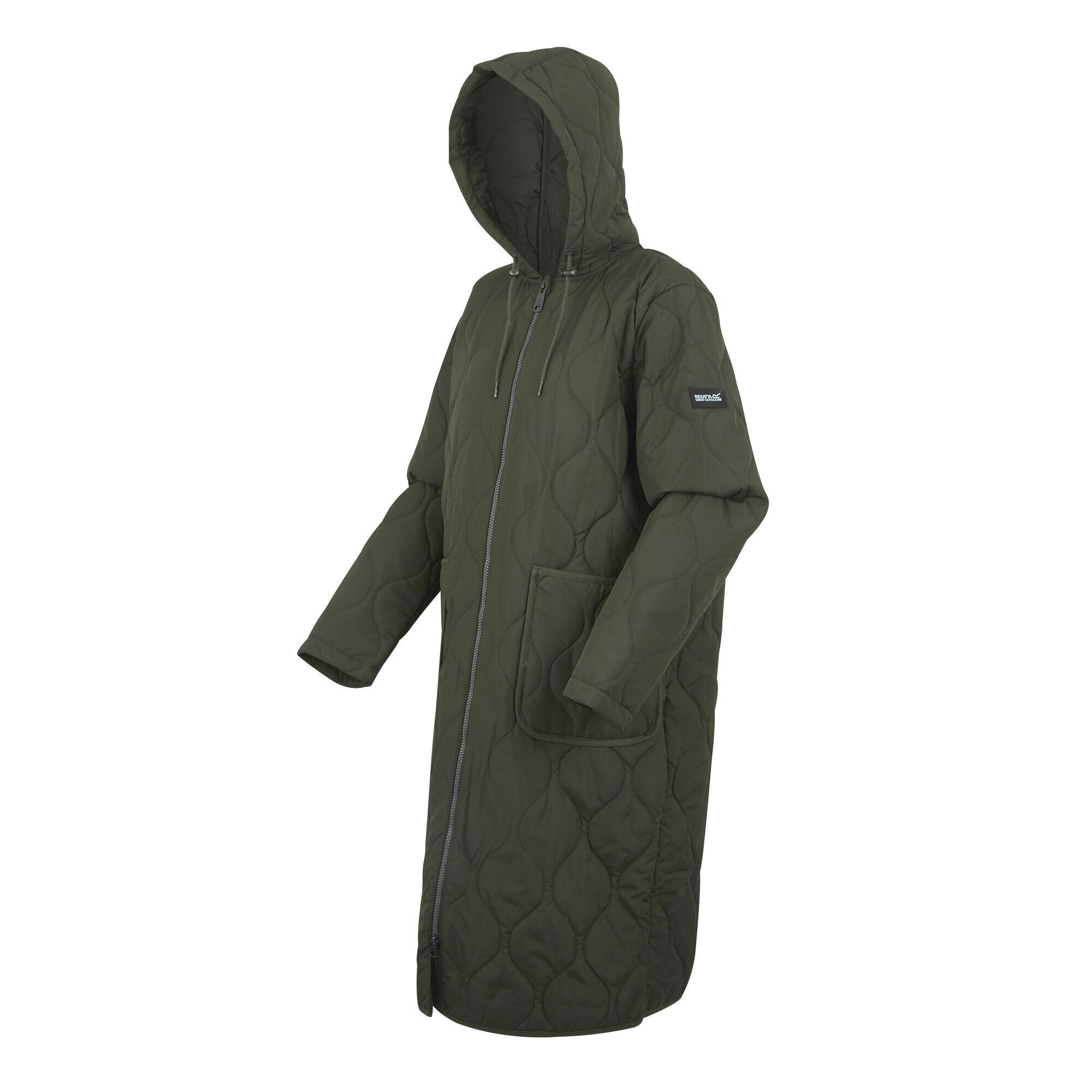 "Jaycee II" Steppjacke für Damen Dunkel-Khaki 3/5